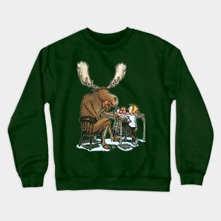 Give a Moose a Muffin Crewneck Sweatshirt
